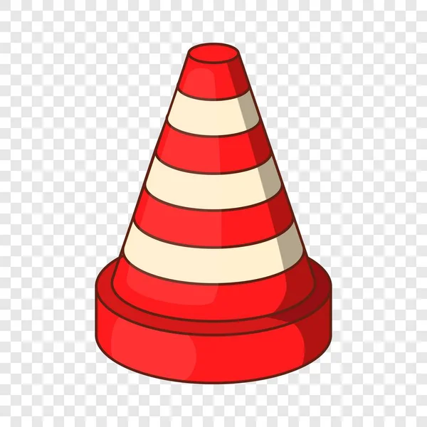 Reffic Traffic cone icon, cartoon style — стоковый вектор