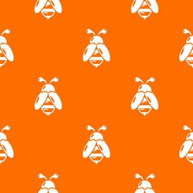 Arı desen vektör turuncu