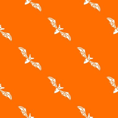 Yarasa deseni vektör turuncu