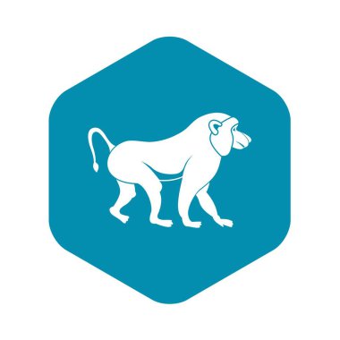 Japon makak simgesi, basit tarzı