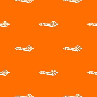 Şaft deseni vektör turuncu