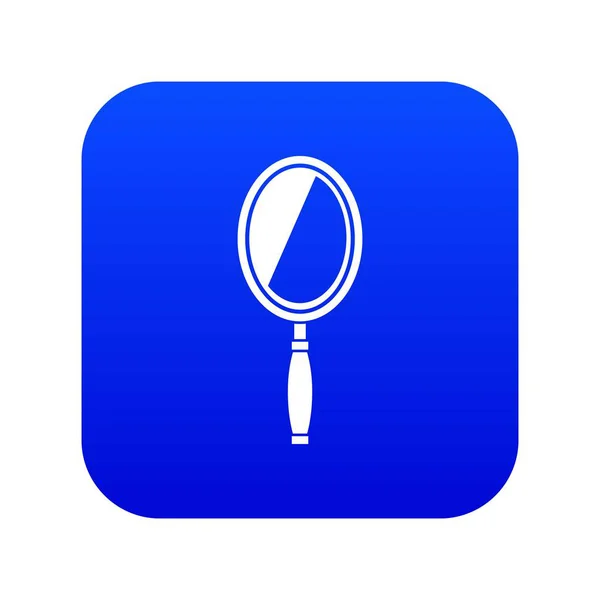 Mirror icon digital blue — Stock Vector