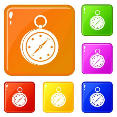 Çok fonksiyonlu bıçak simgeleri vektör rengini ayarlar