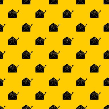 Grafik desen vektörü ile envellope