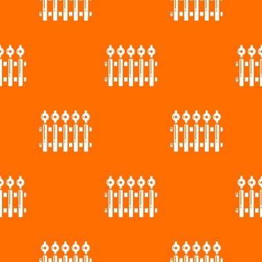 Çit metal desen vektör turuncu