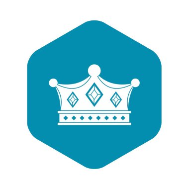 Prens tacı simgesi, basit tarzı