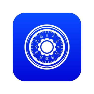 Güvenli simge mavi vektörden kilitle