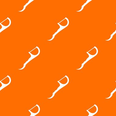 Diş aleti profesyonel desen vektör turuncu