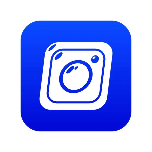 Immagine icona vettoriale blu — Vettoriale Stock