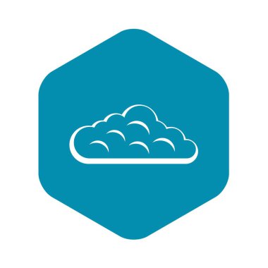 Gökyüzü bulut simgesi, basit tarzı