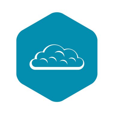 Kar bulut simgesi, basit tarzı