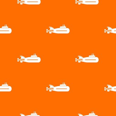 Hızlı denizaltı desen vektör turuncu