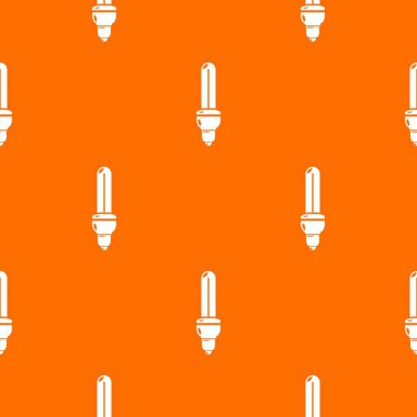 Ampul enerji deseni vektör turuncu