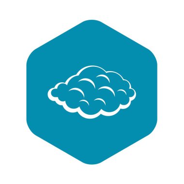 Küçük bulut simgesi, basit tarzı