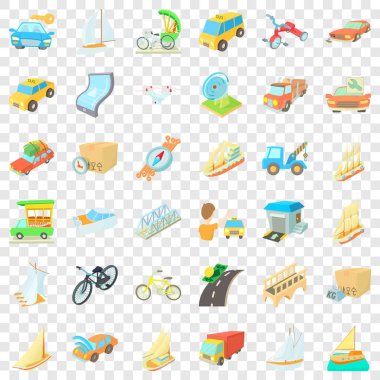 Rating Icons set, karikatür tarzı