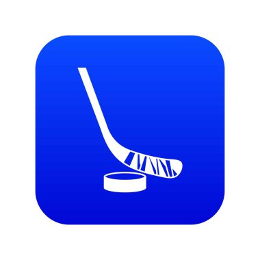 Sopa ve disk simgesi dijital mavi