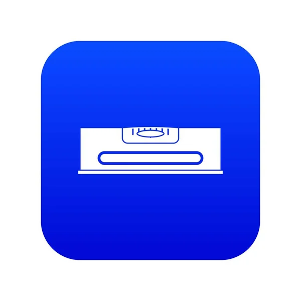 Icono de nivel de construcción azul digital — Archivo Imágenes Vectoriales