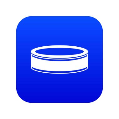 Puck simgesi dijital mavi