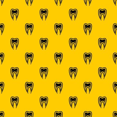 Diş kesit desen vektörü