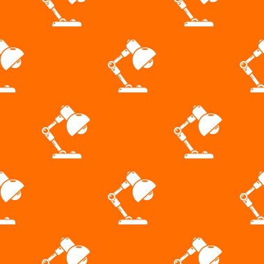 Masa lambası desen vektör turuncu