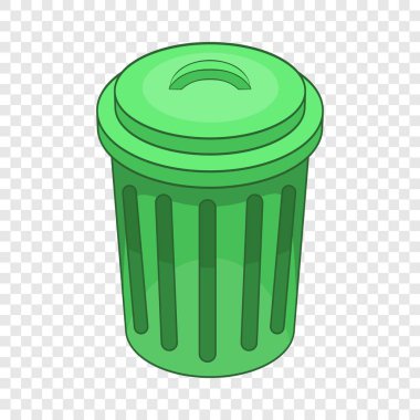 Çöp kutusu simgesi, çizgi film biçimi