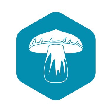 Orman mantar simgesi, basit tarzı