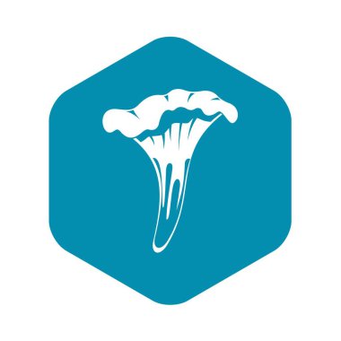 Cantharellus cibarius simgesi, basit tarzı