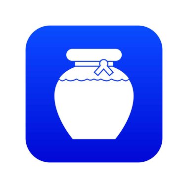 Bal simgesi dijital mavi