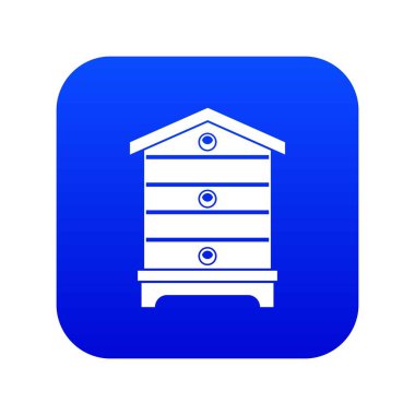 Kovan simgesi dijital mavi