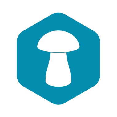 Mantar çörek simgesi, basit tarzı