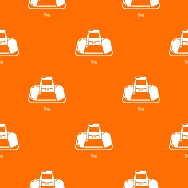 Bag sport pattern vector orange