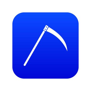 Tırpä±k simgesi dijital mavi