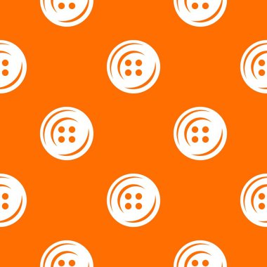 Moda düğme deseni vektör turuncu