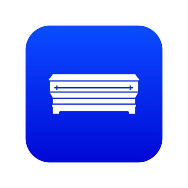 Tabut simgesi dijital mavi