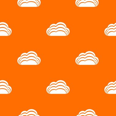 Doğa bulut desen vektör turuncu