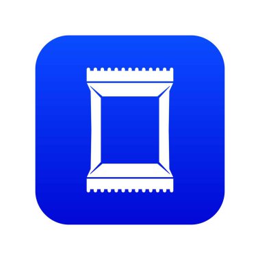 Peçeteler paketi simgesi dijital mavi