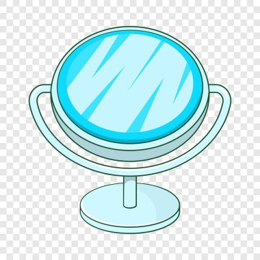 Makyaj aynası kutsal kişilerin resmi, karikatür tarzı