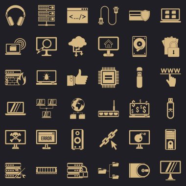 Internet simge kümesi, basit tarzı