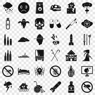 Virüs Icons set, basit tarzı