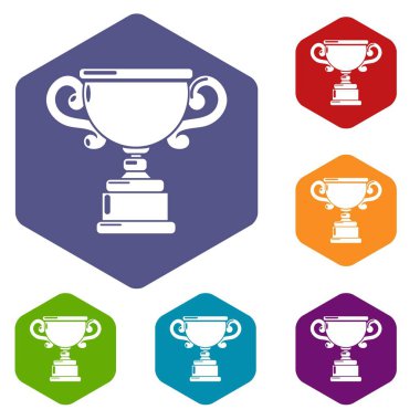 Goblet simgeleri vektör hexahedron