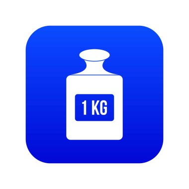 Bir kilogram ağırlık desen, basit tarzı