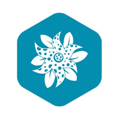 Çiçek simgesi, basit tarzı