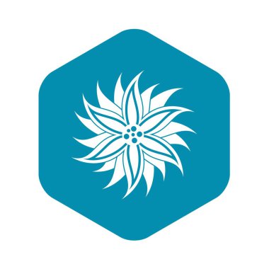 Çiçek simgesi, basit tarzı