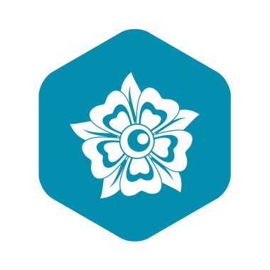 Çiçek simgesi, basit tarzı