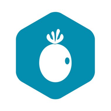 Feijoa meyve simgesi, basit tarzı