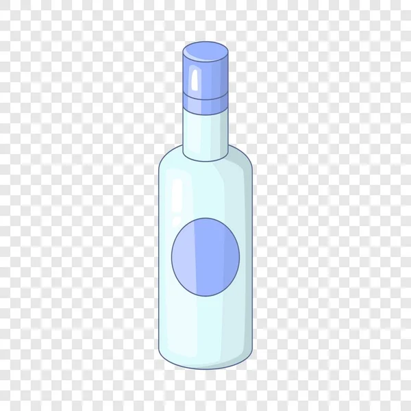Icona vodka, stile cartone animato — Vettoriale Stock