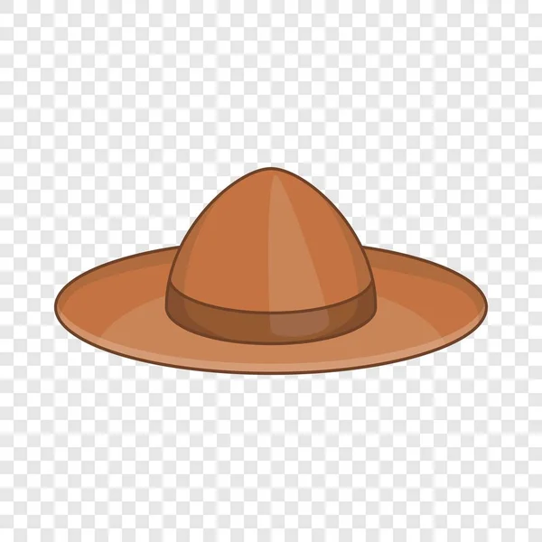 Farmář klobouk ikona, kreslený styl — Stockový vektor