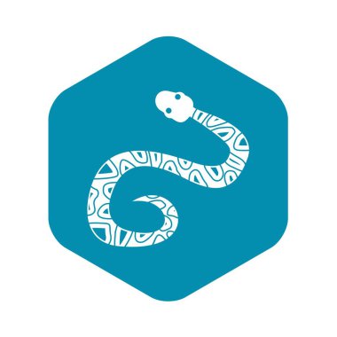 Yılan simgesi, basit tarzı