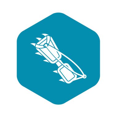 Önyükleme spike simgesi, basit tarzı hiking