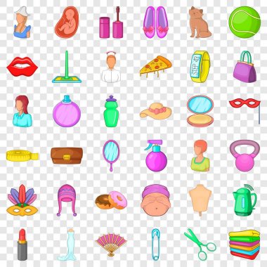 Yansıtma simgeler kümesi, karikatür tarzı